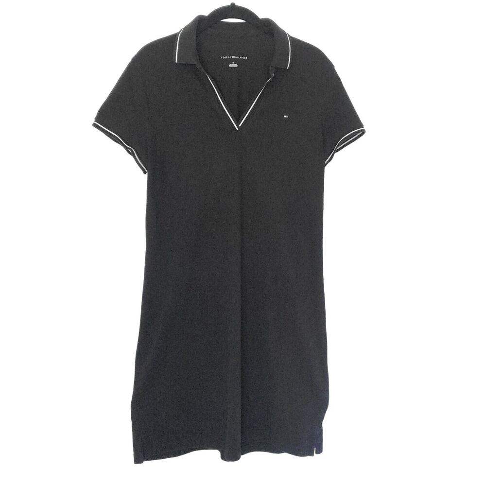 TOMMY HILFIGER Women's Polo Tennis/Golf Dress M Black vacation